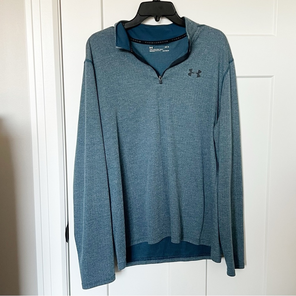 Under Armour Heatgear Herringbone Quarter Zip Pullover